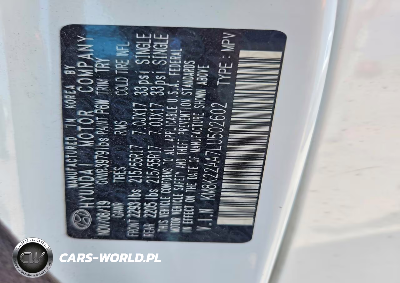 2020 Hyundai Kona Sel VIN:KM8K22AA7LU502602 - 13