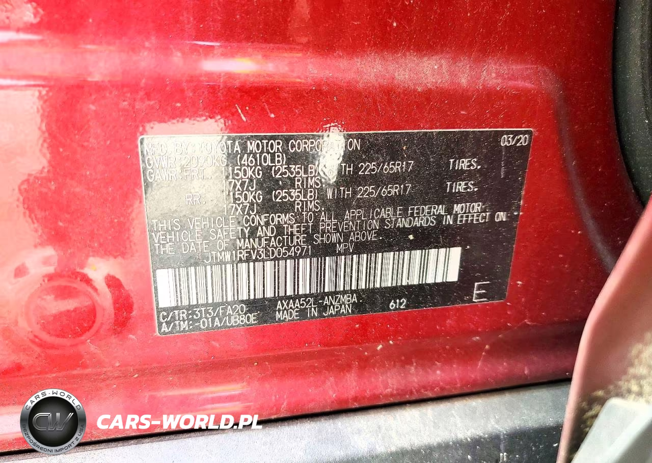 2020 Toyota Rav4 Xle VIN:JTMW1RFV3LD054971 - 13