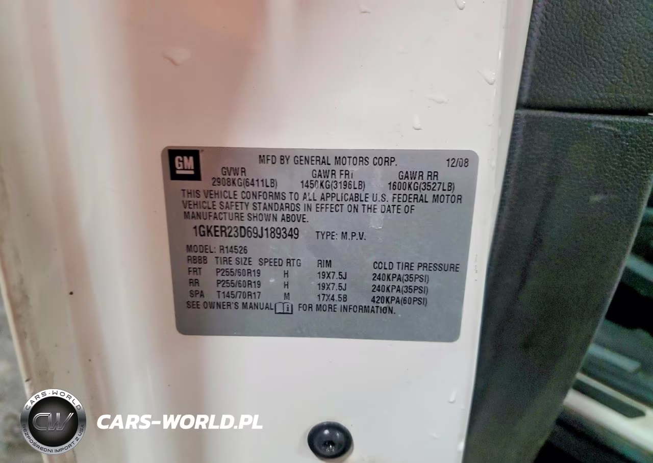 2009 GMC Acadia Slt-1 VIN:1GKER23D69J189349 - 14