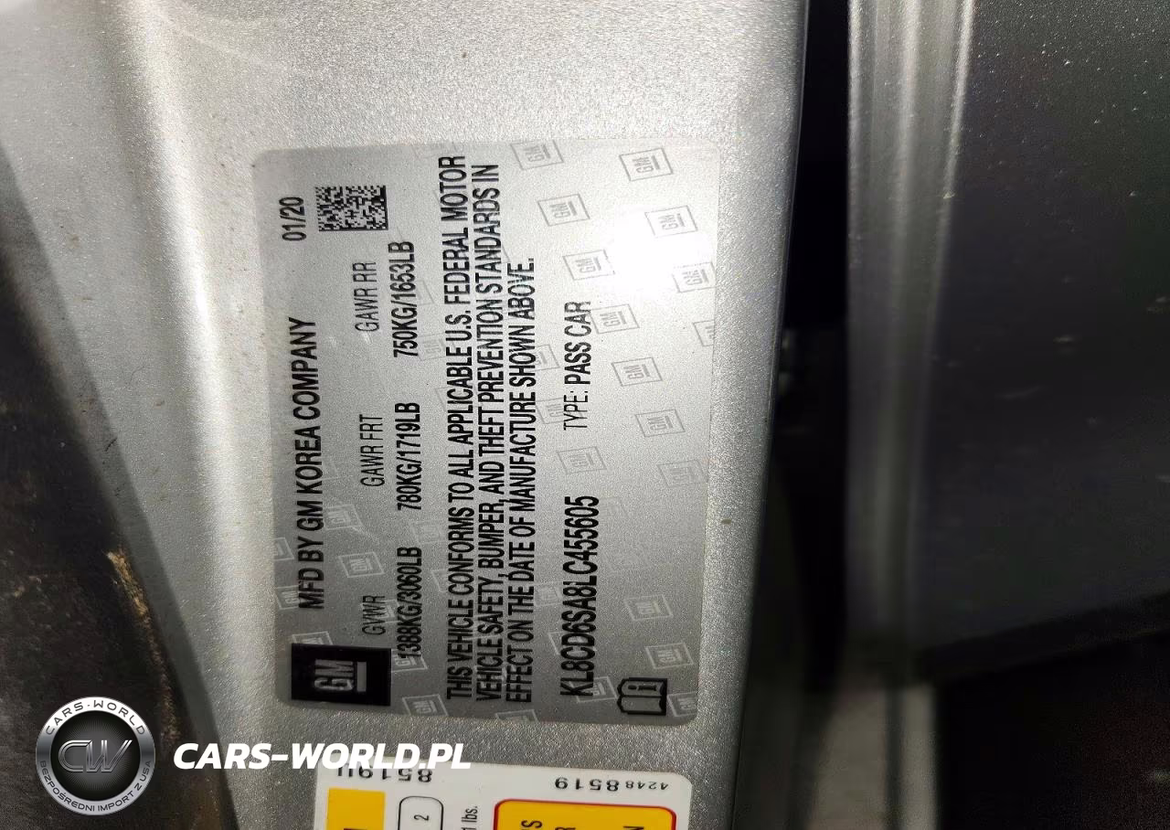 2020 Chevrolet Spark 1Lt VIN:KL8CD6SA8LC455605 - 13
