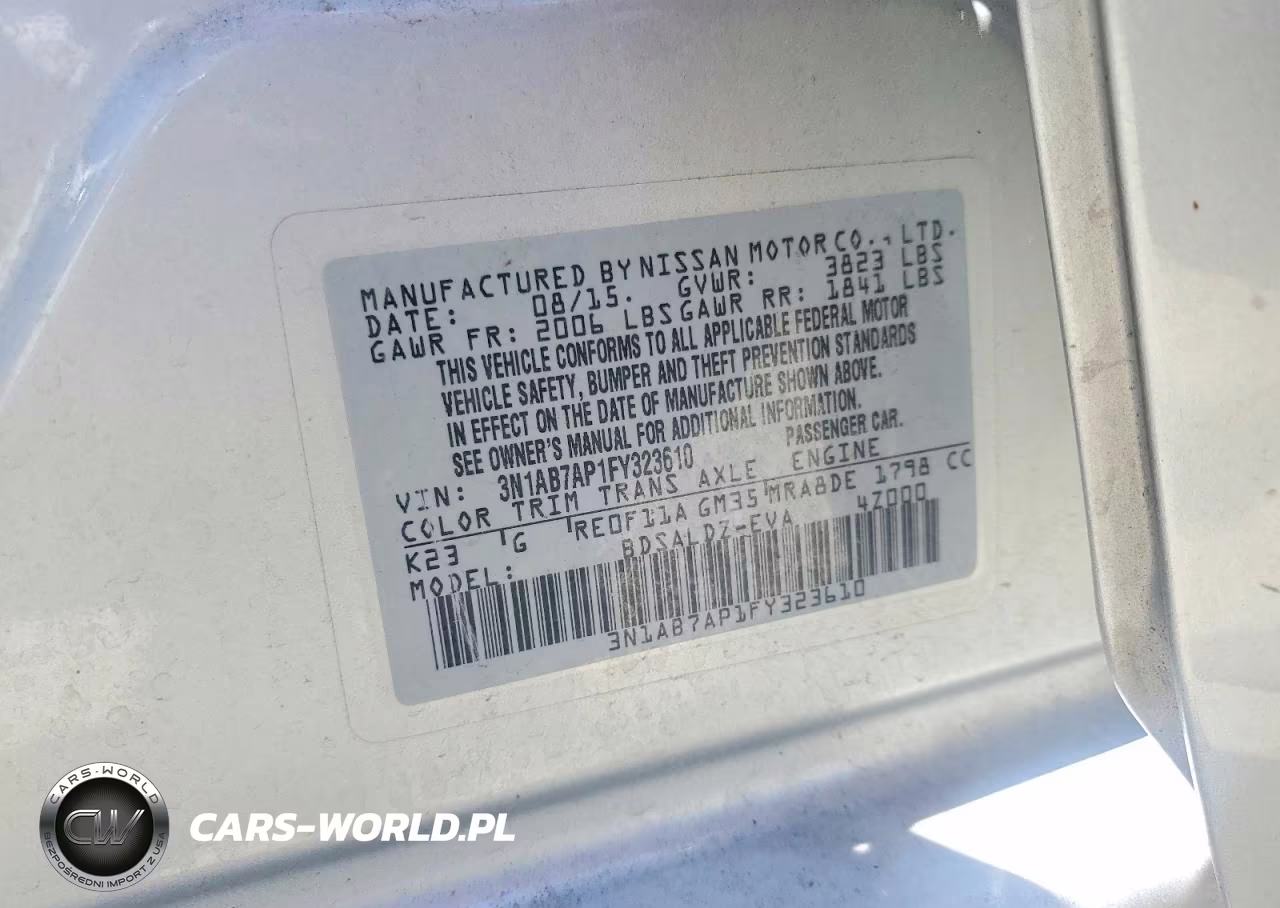 2015 Nissan Sentra Sv VIN:3N1AB7AP1FY323610 - 12