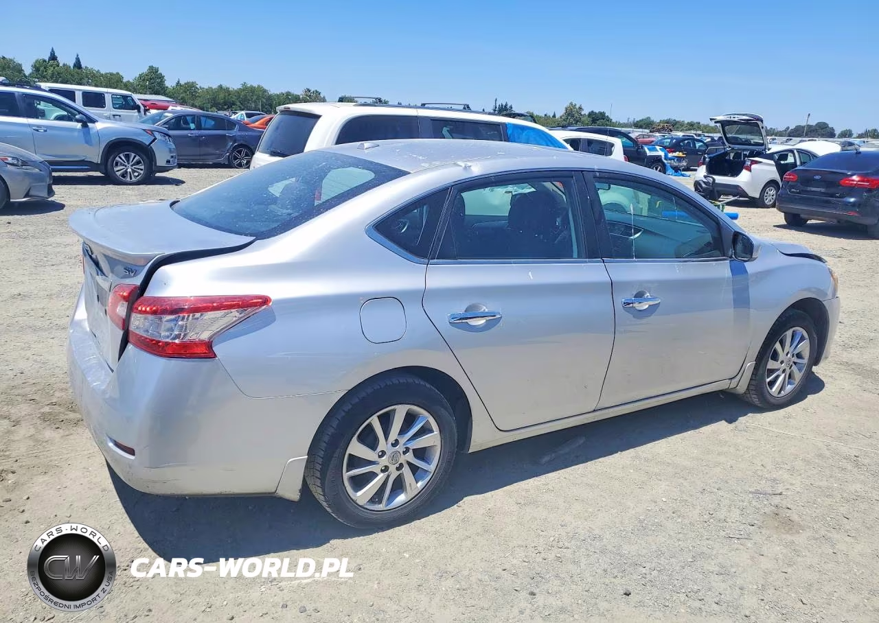 2015 Nissan Sentra Sv VIN:3N1AB7AP1FY323610 - 3