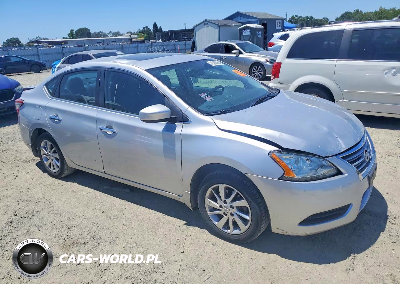 2015 Nissan Sentra Sv VIN:3N1AB7AP1FY323610 - 4