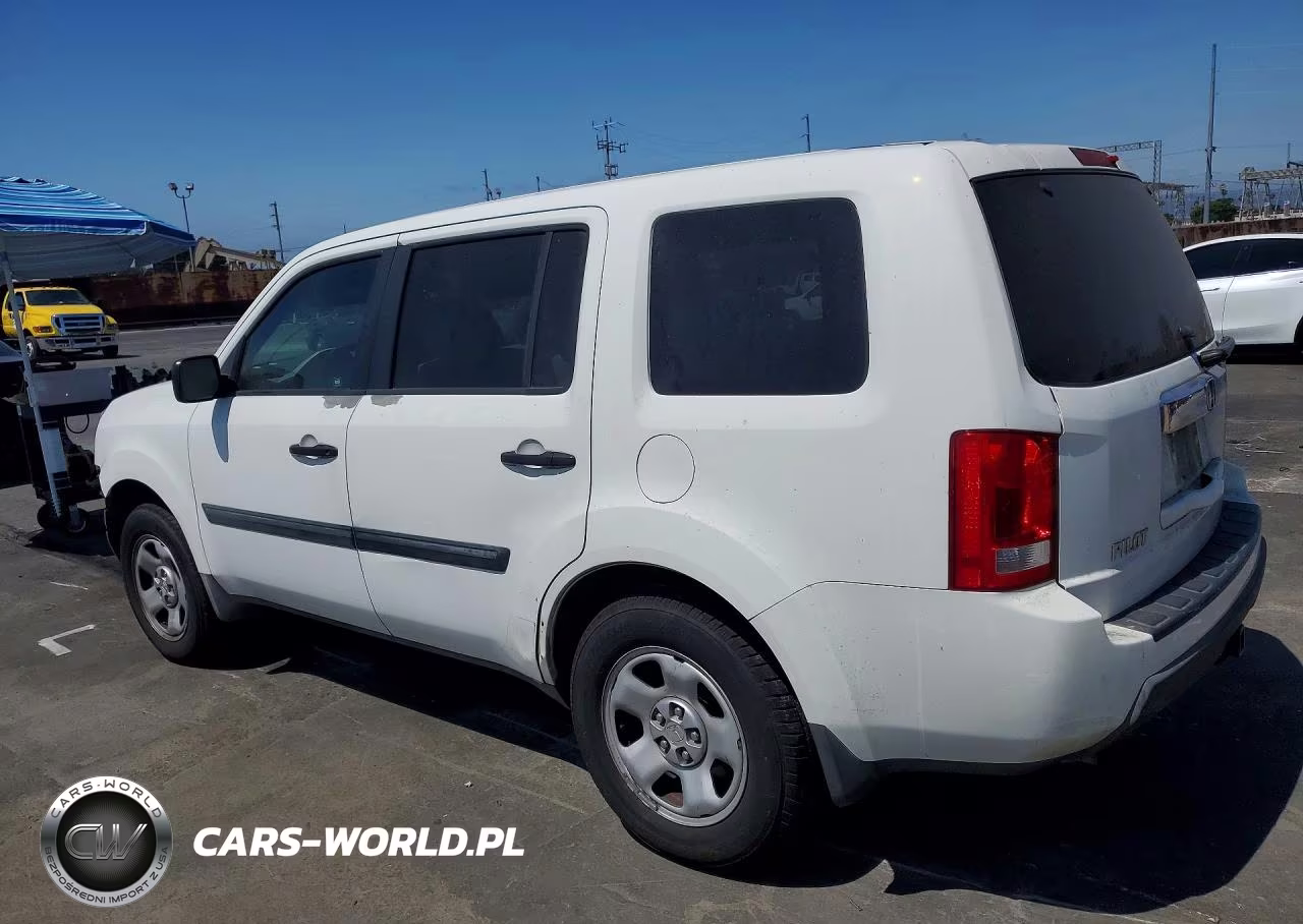 2009 Honda Pilot Lx VIN:5FNYF38299B010551 - 2