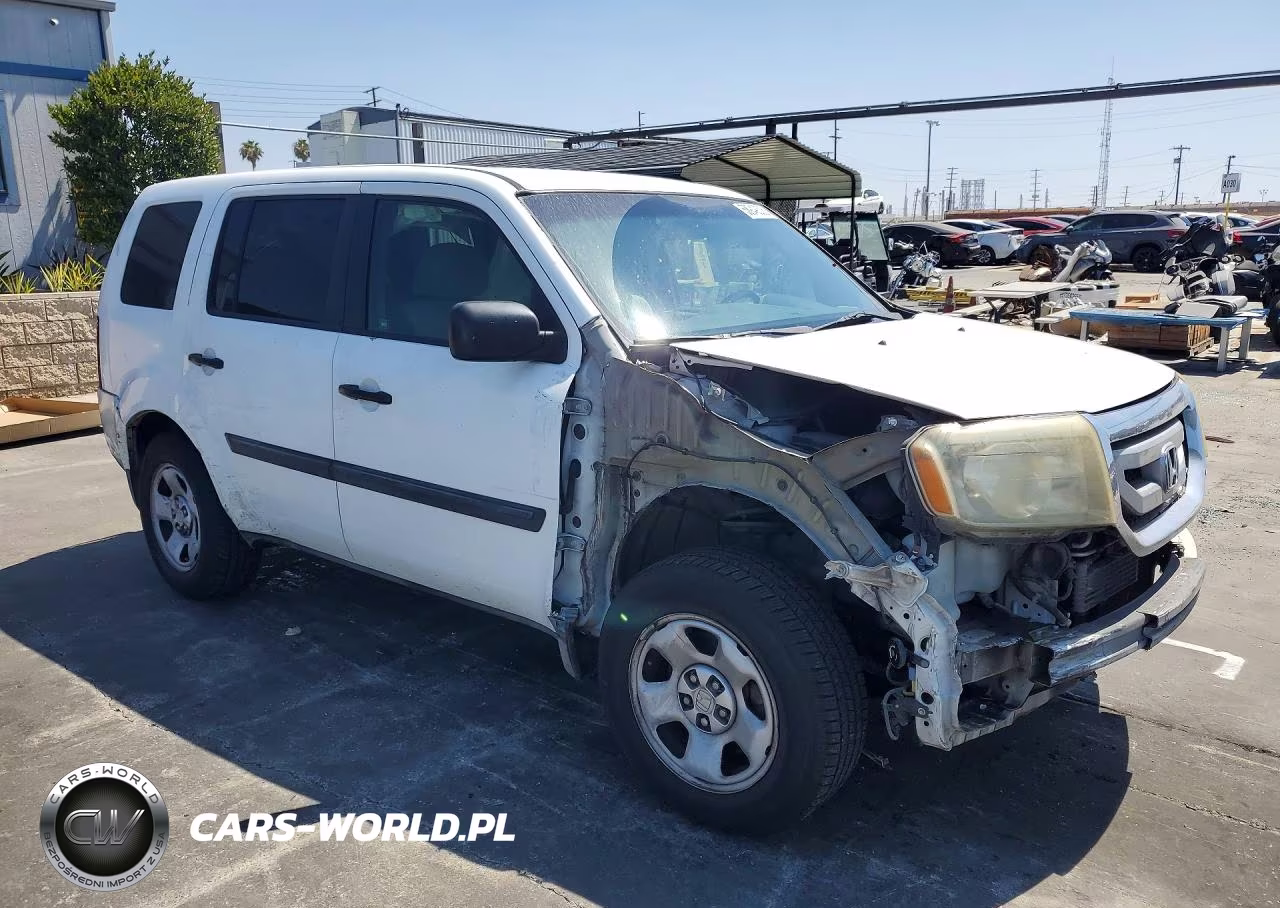 2009 Honda Pilot Lx VIN:5FNYF38299B010551 - 4
