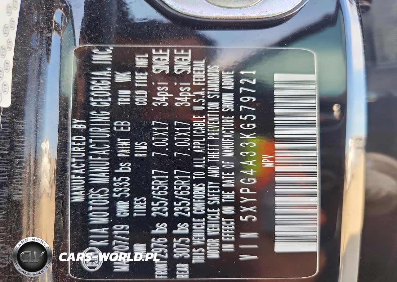 2019 Kia Sorento L VIN:5XYPG4A33KG579721 - 13