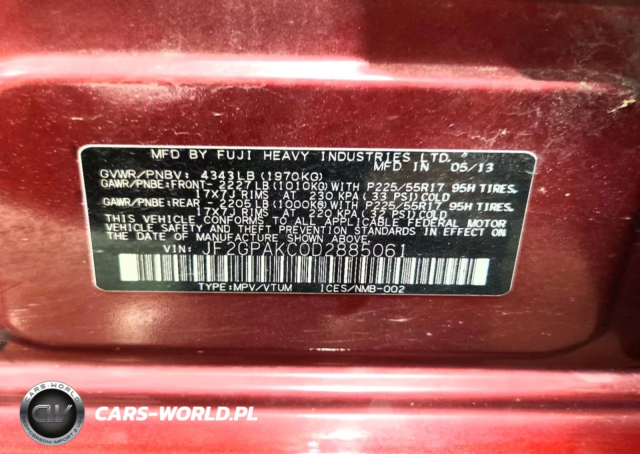 2013 Subaru Xv Crosstrek 2.0 Limited VIN:JF2GPAKC0D2885061 - 14