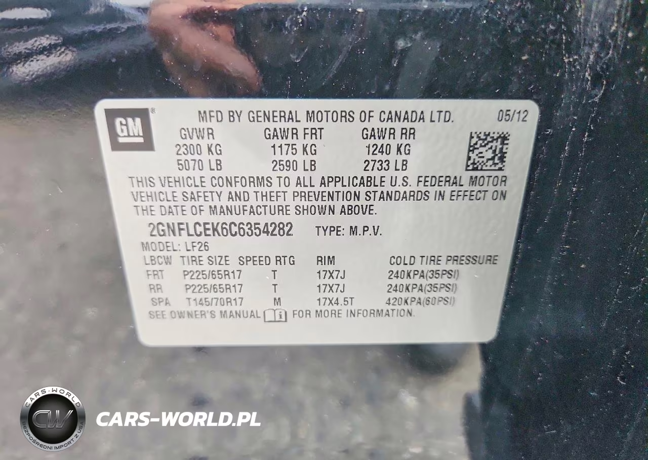 2012 Chevrolet Equinox Ls VIN:2GNFLCEK6C6354282 - 13