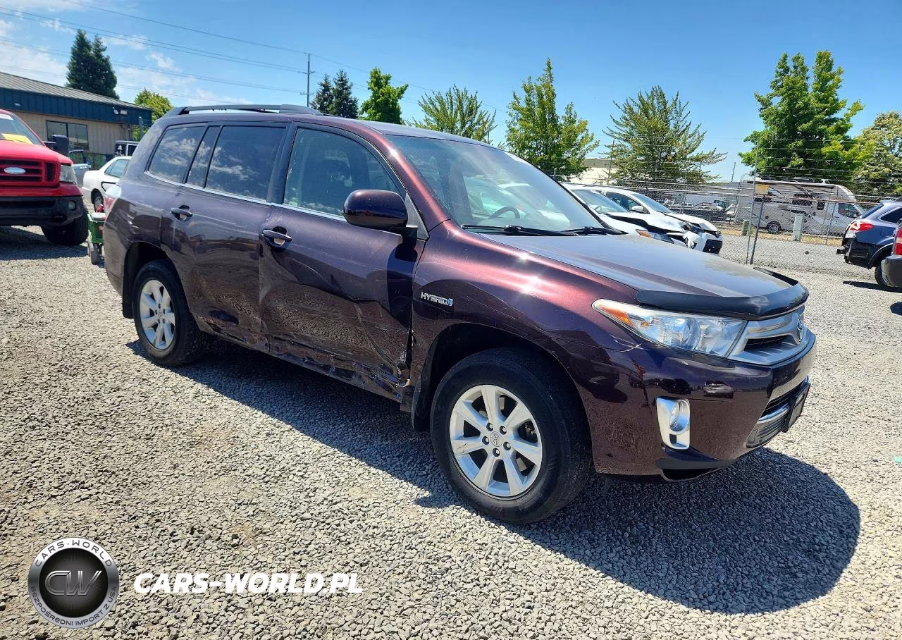 2013 Toyota Highlander Hybrid VIN:JTEBC3EH6D2017780 - 4