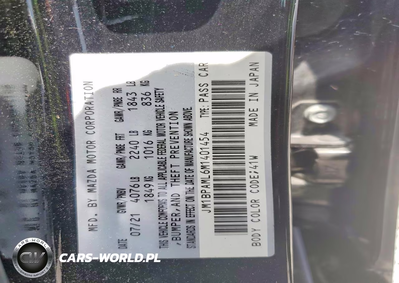 2021 Mazda 3 Premium VIN:JM1BPAML6M1401454 - 12