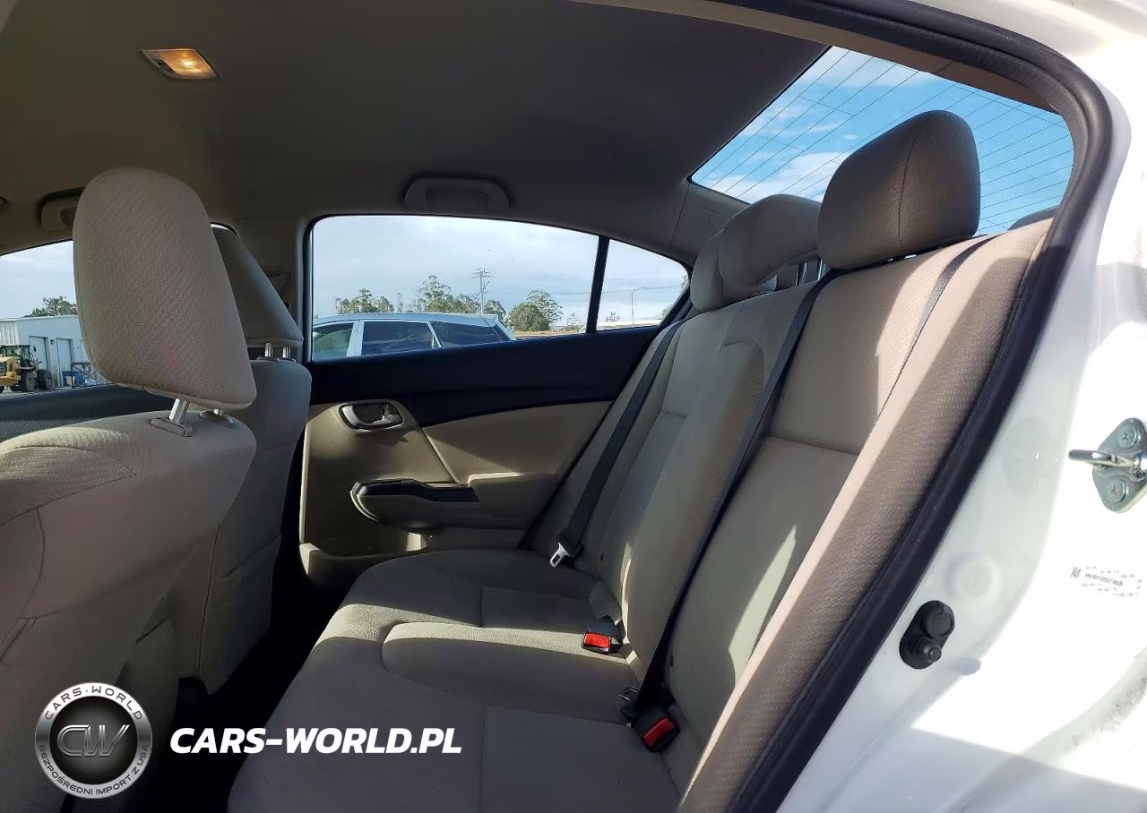 2013 Honda Civic Lx VIN:19XFB2F52DE278026 - 10