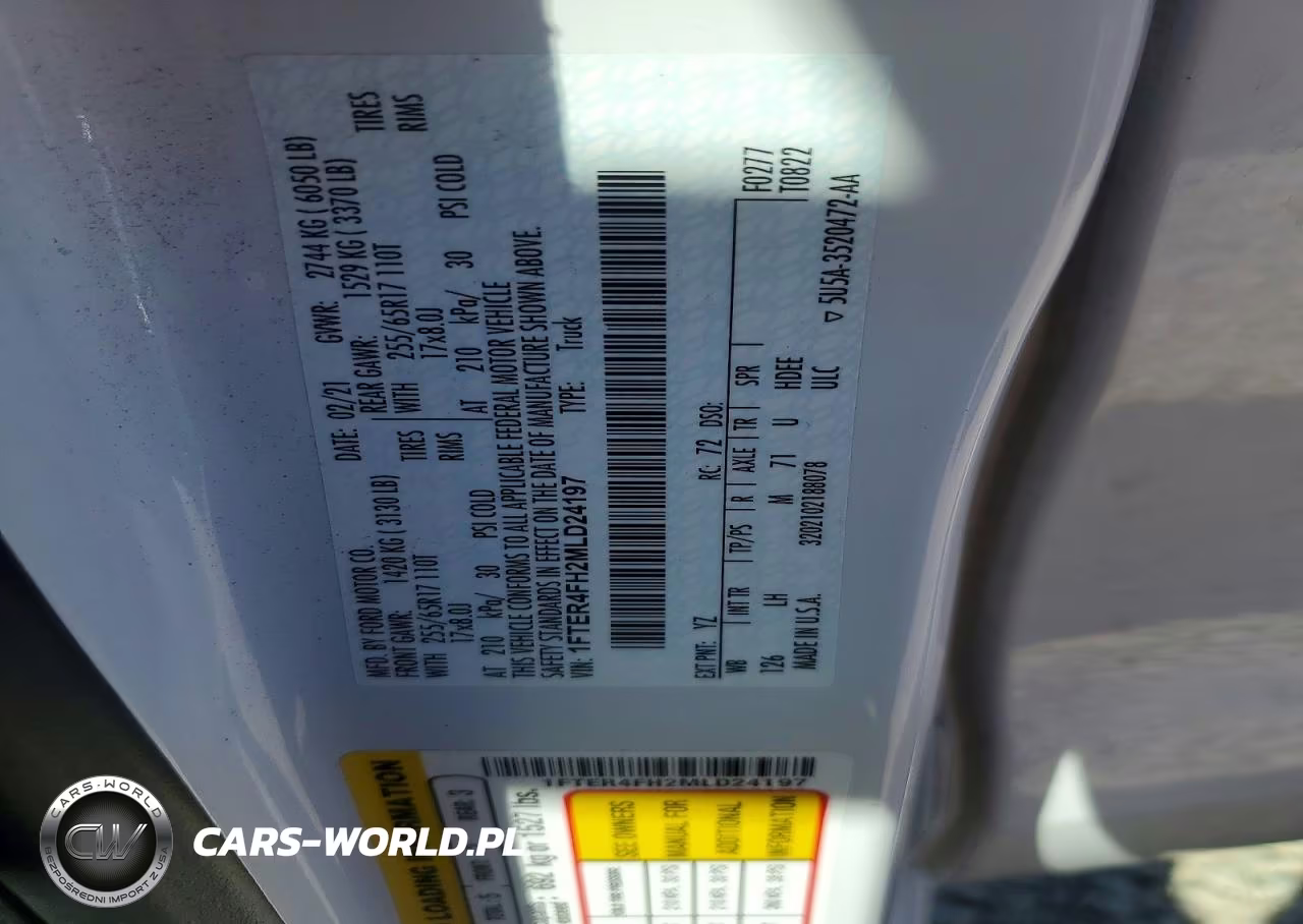 2021 Ford Ranger Xl VIN:1FTER4FH2MLD24197 - 12