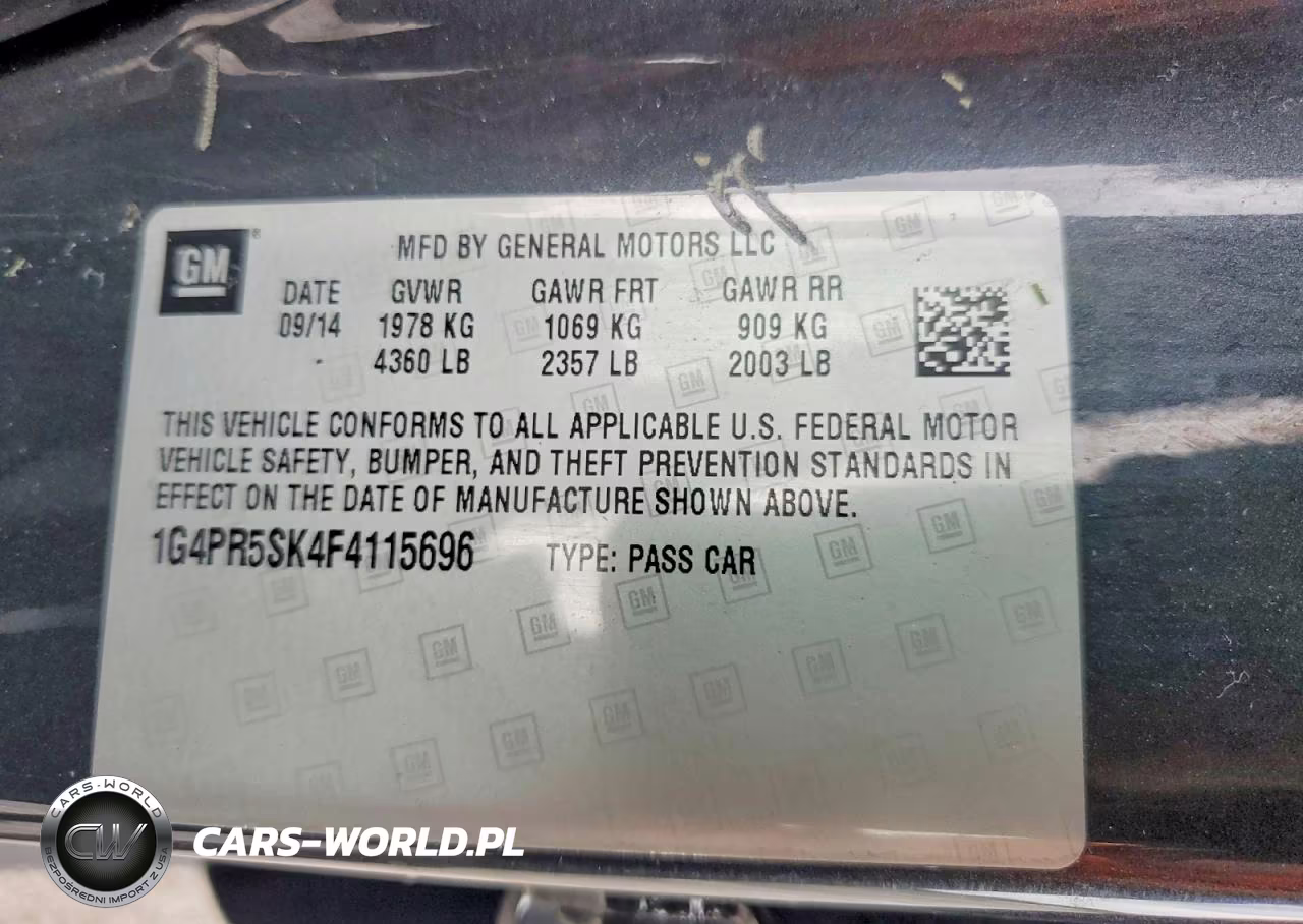 2015 Buick Verano Convenience VIN:1G4PR5SK4F4115696 - 12