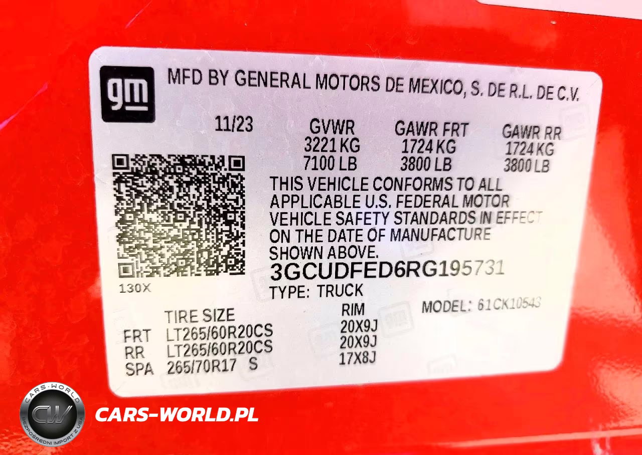 2024 Chevrolet Silverado K1500 Lt Trail Boss VIN:3GCUDFED6RG195731 - 12