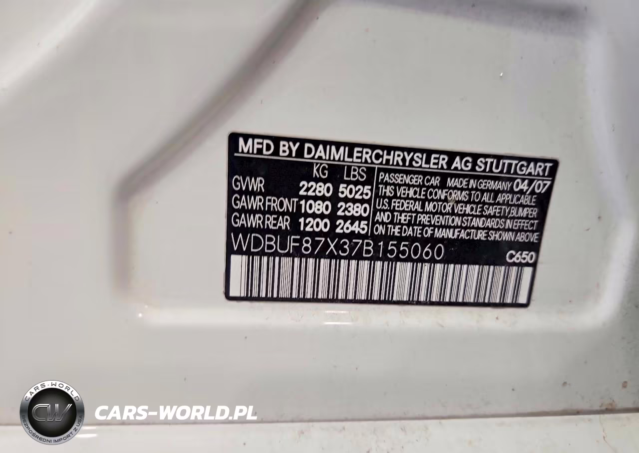 2007 Mercedes-Benz E 350 4Matic VIN:WDBUF87X37B155060 - 12