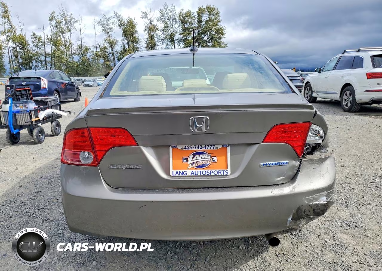2008 Honda Civic Hybrid VIN:JHMFA36208S026002 - 6