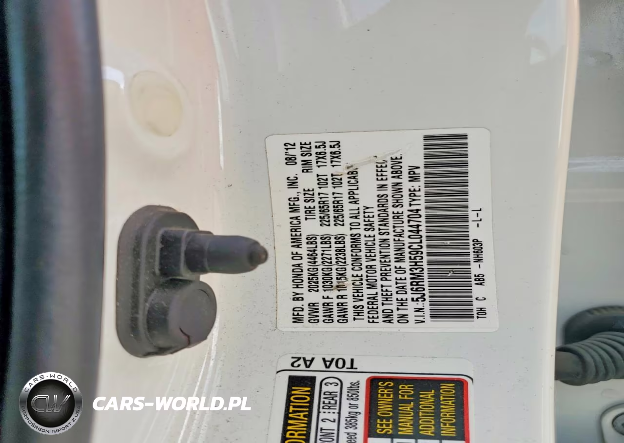 2012 Honda Cr-V Ex VIN:5J6RM3H59CL044704 - 13