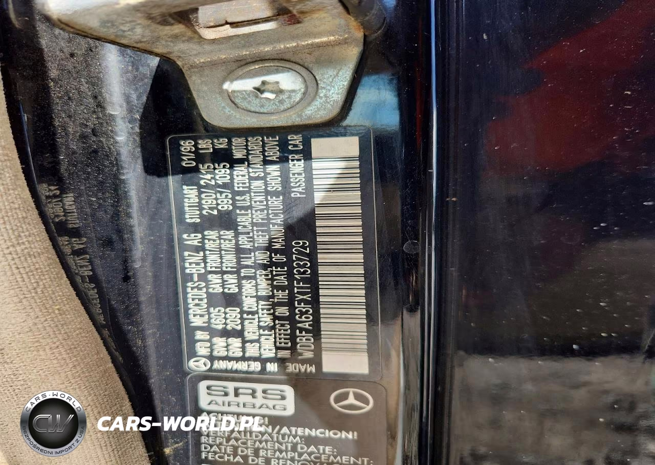 1996 Mercedes-Benz Sl 320 VIN:WDBFA63FXTF133729 - 13