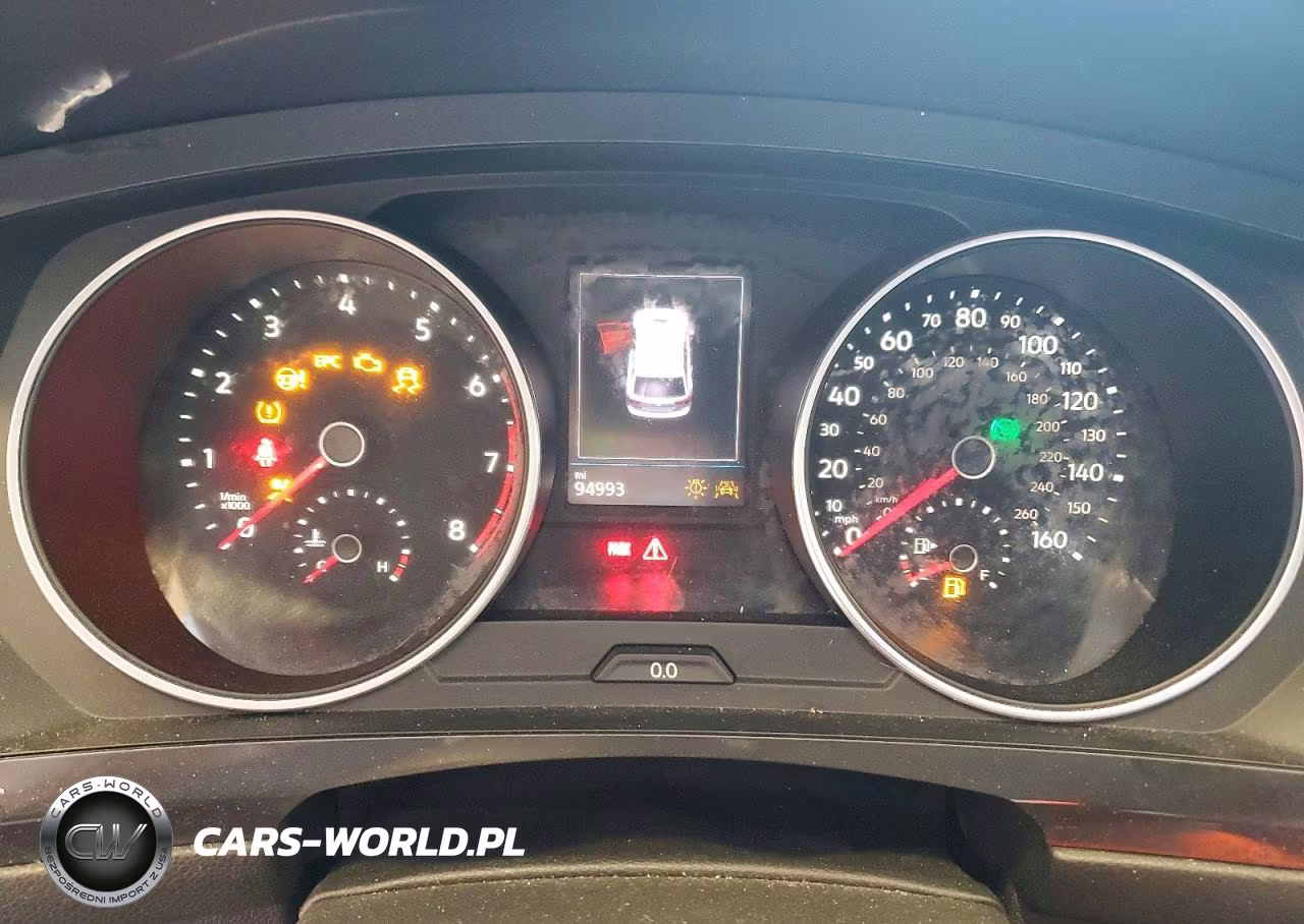 2019 Volkswagen Tiguan Se VIN:3VV2B7AX9KM090628 - 9