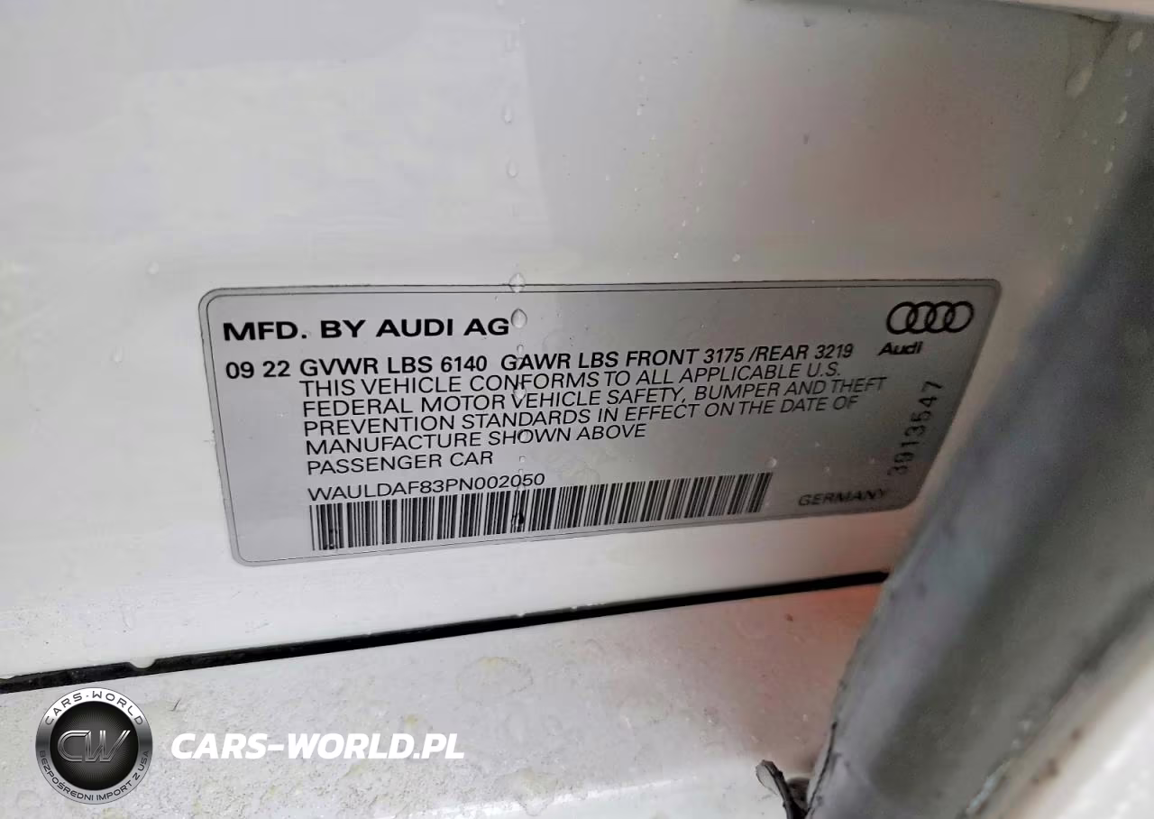 2023 Audi A8 L VIN:WAULDAF83PN002050 - 12