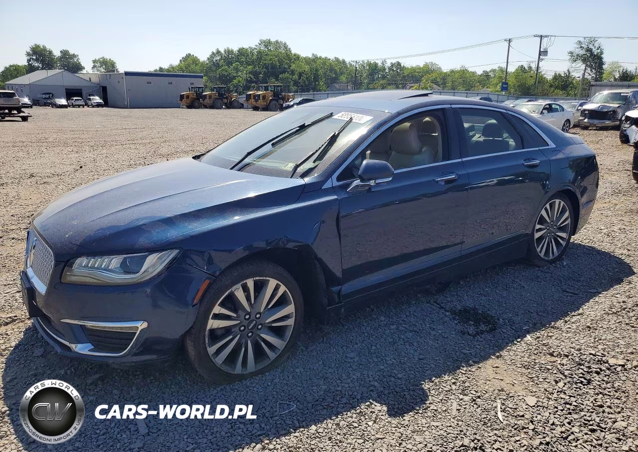 2017 Lincoln Mkz Select VIN:3LN6L5D92HR605099 - 1