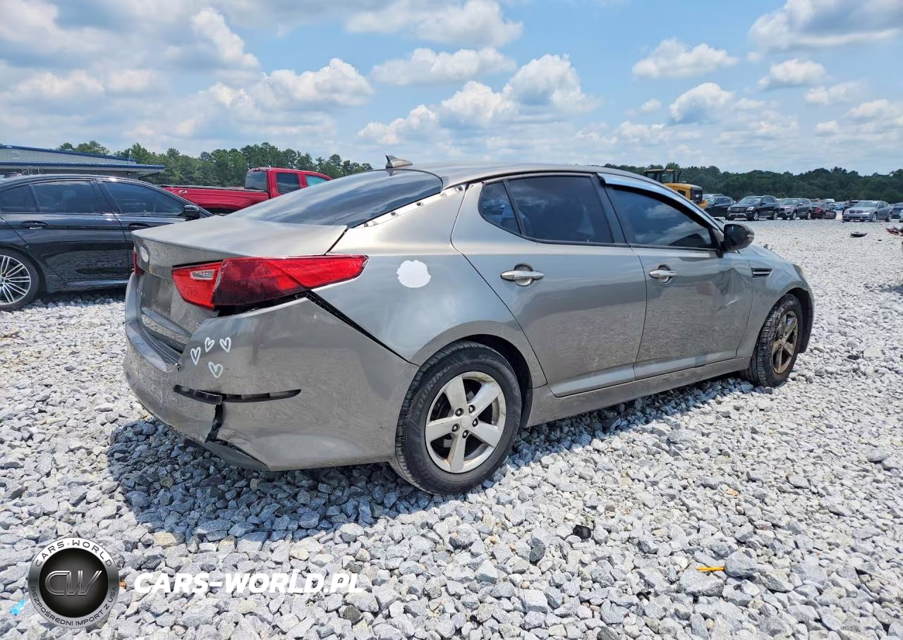 2014 Kia Optima Lx VIN:5XXGM4A70EG262063 - 3