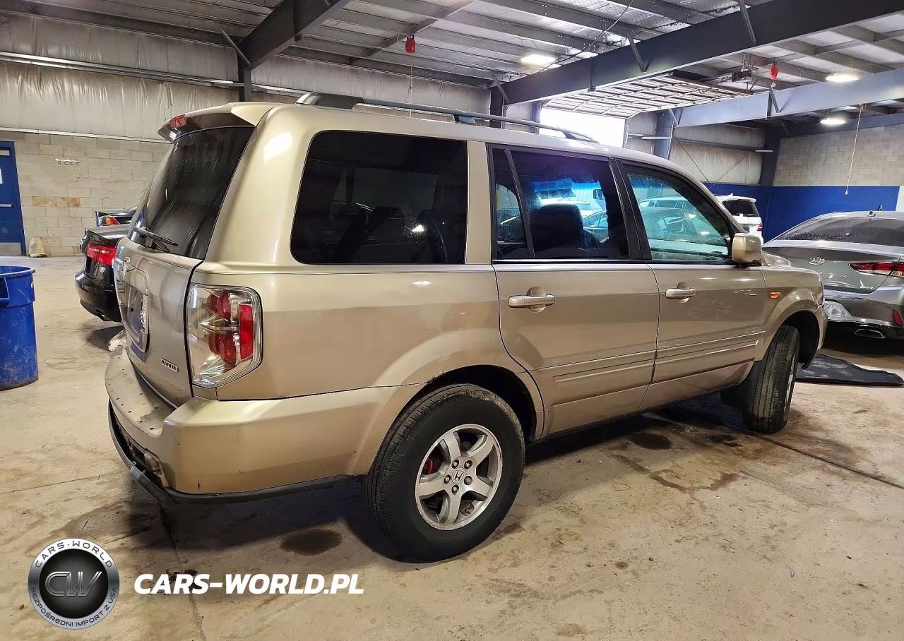 2007 Honda Pilot Exl VIN:5FNYF18537B013439 - 3