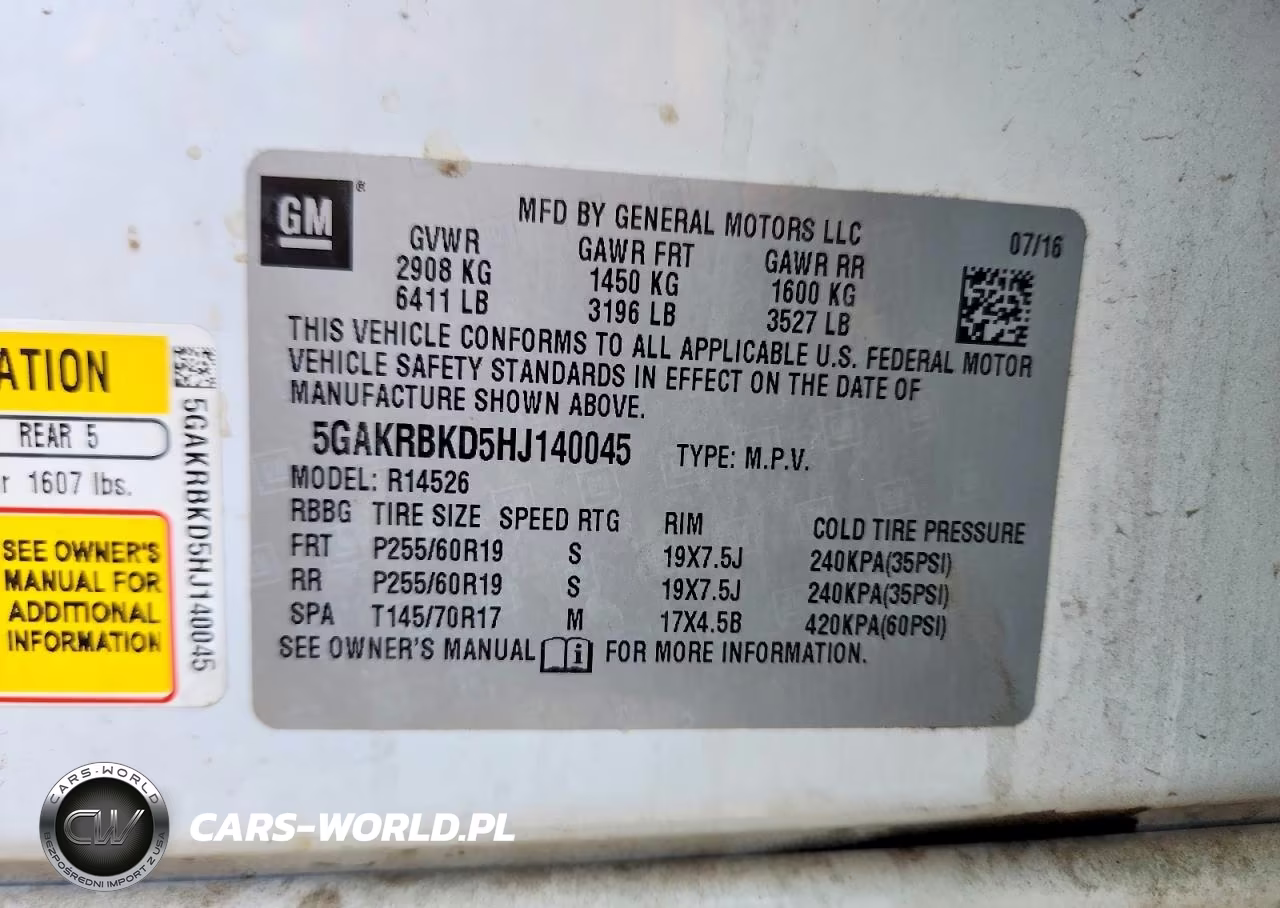2017 Buick Enclave VIN:5GAKRBKD5HJ140045 - 13