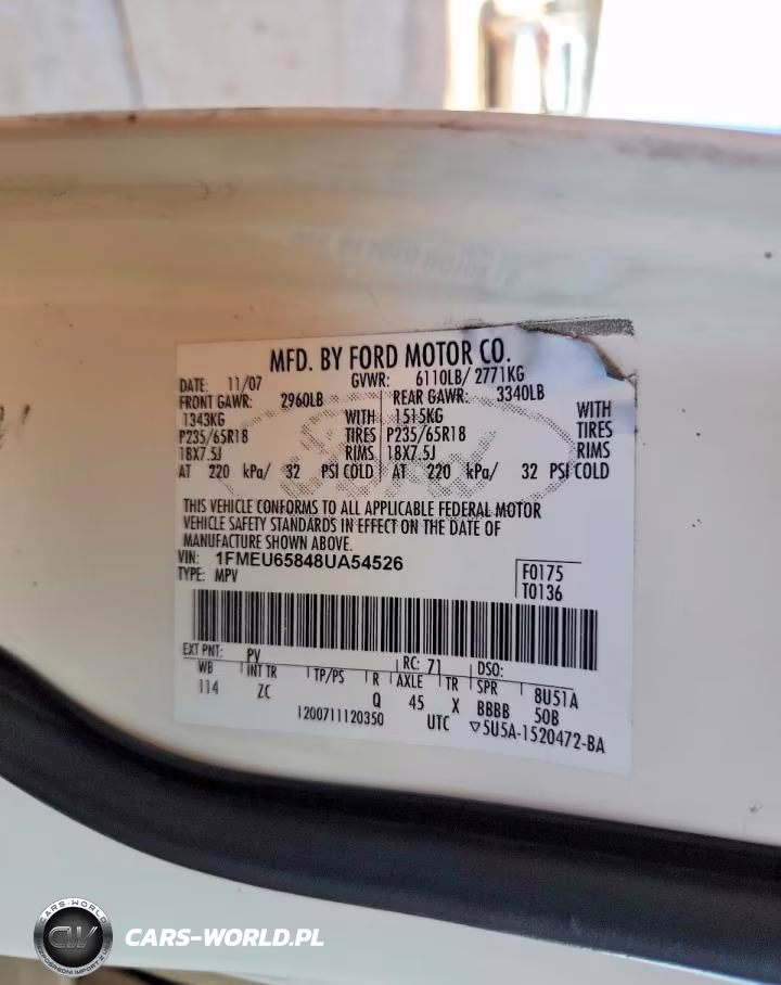 2008 Ford Explorer Limited VIN:1FMEU65848UA54526 - 13