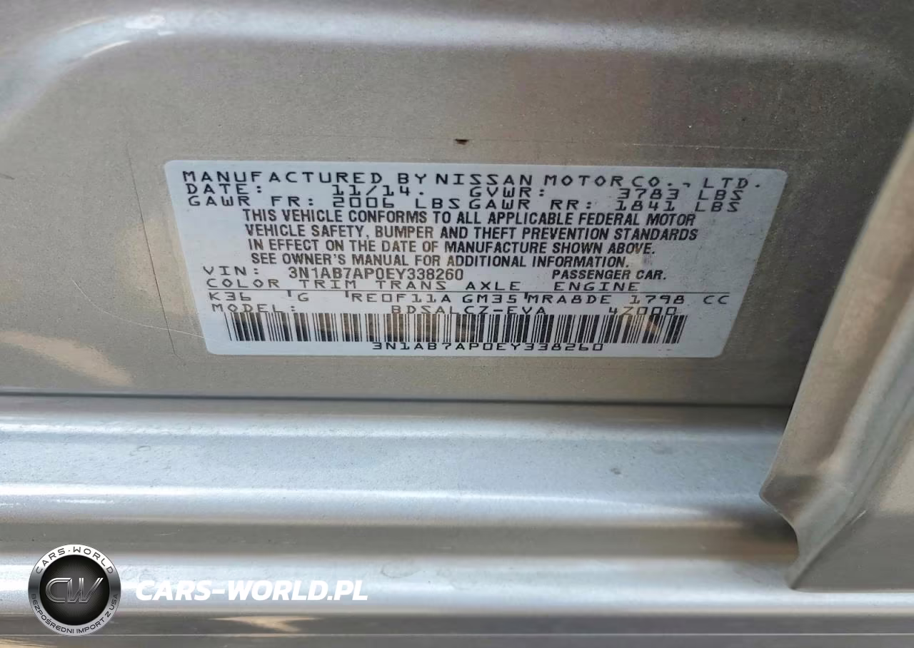 2014 Nissan Sentra S VIN:3N1AB7AP0EY338260 - 12