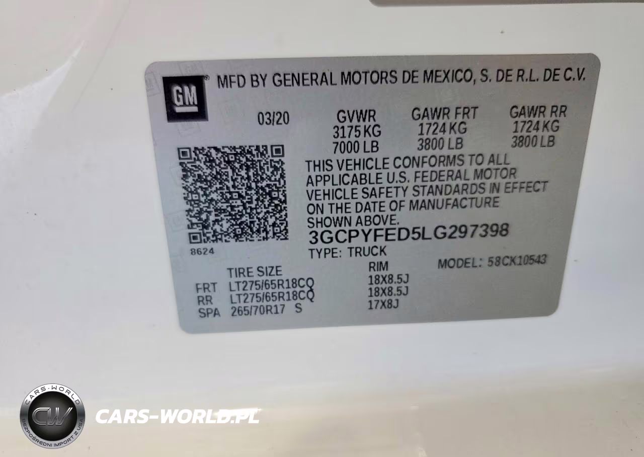 2020 Chevrolet Silverado K1500 Lt Trail Boss VIN:3GCPYFED5LG297398 - 12