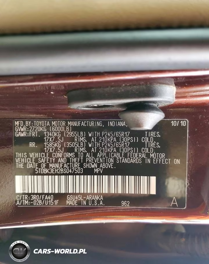 2011 Toyota Highlander Base VIN:5TDBK3EH2BS047503 - 13