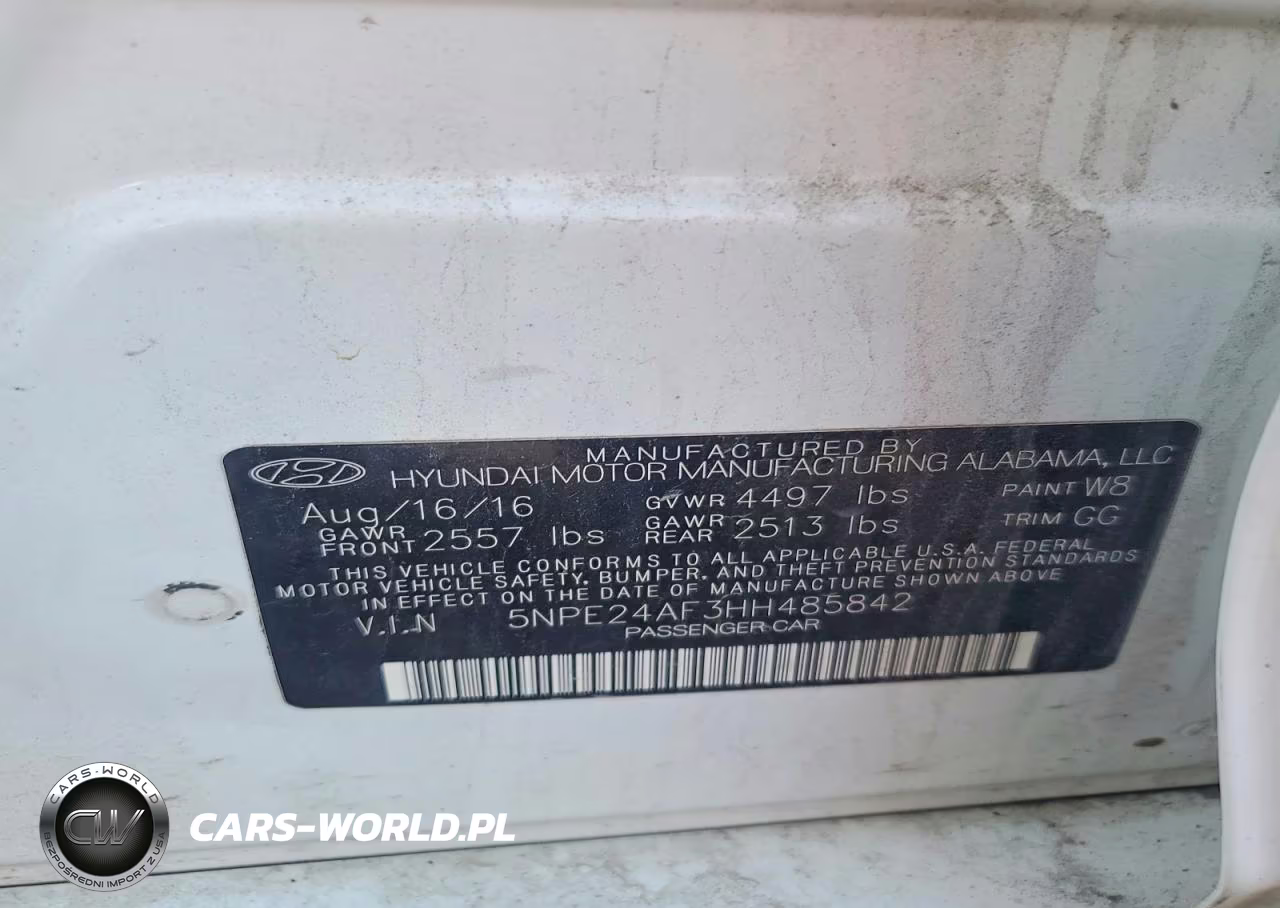 2017 Hyundai Sonata Se VIN:5NPE24AF3HH485842 - 12