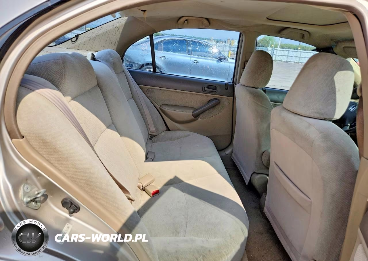 2001 Honda Civic Ex VIN:1HGES26701L051998 - 10
