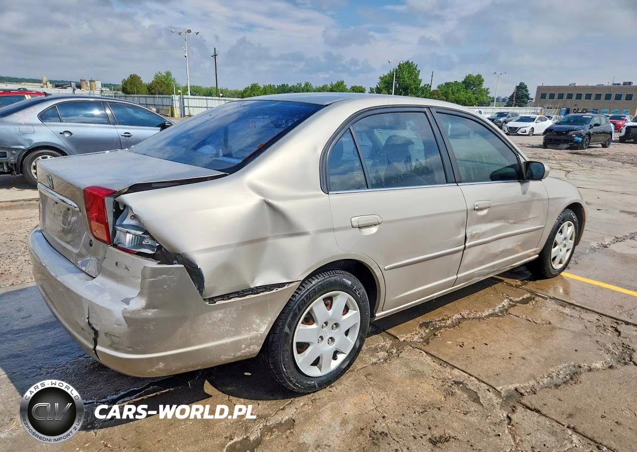 2001 Honda Civic Ex VIN:1HGES26701L051998 - 3