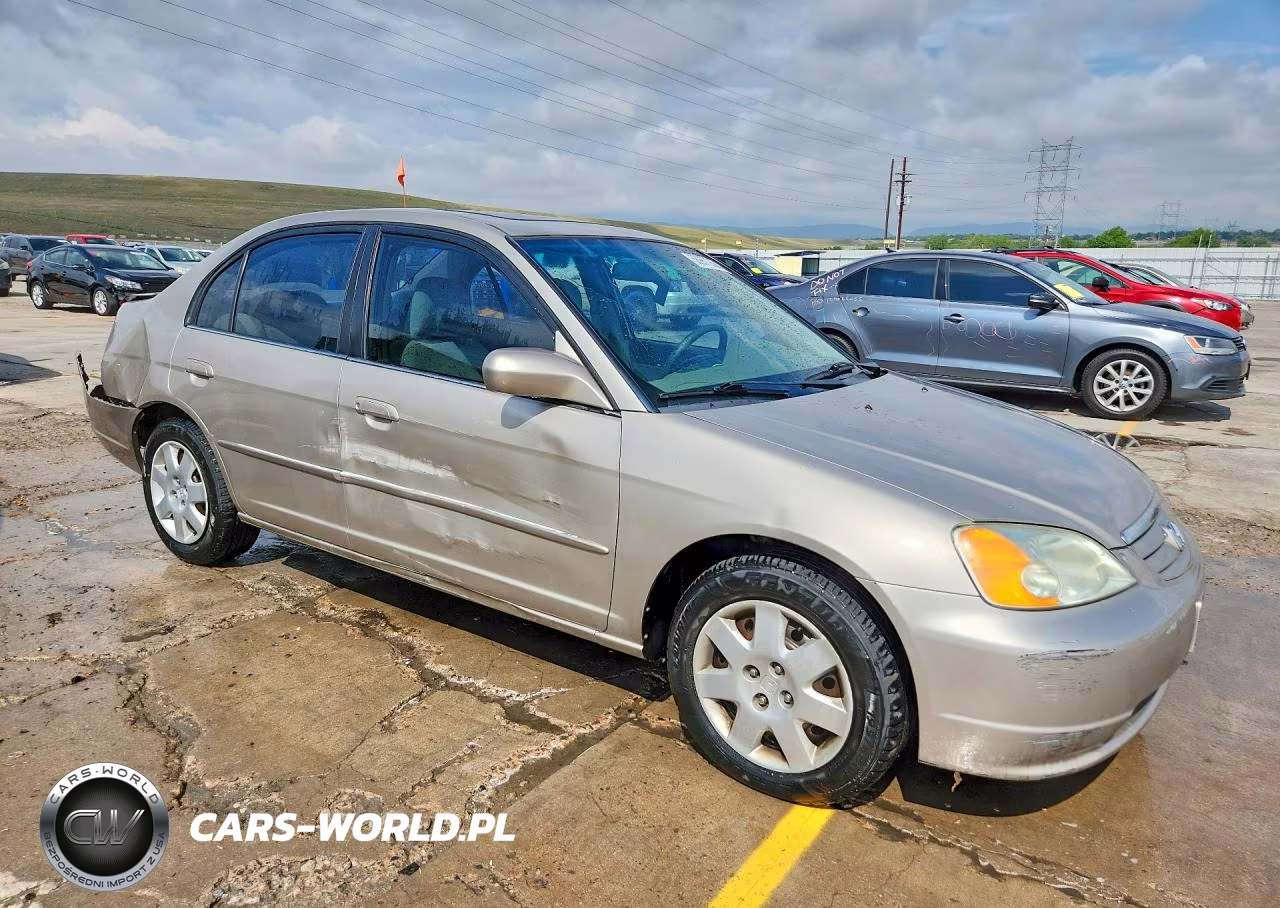 2001 Honda Civic Ex VIN:1HGES26701L051998 - 4