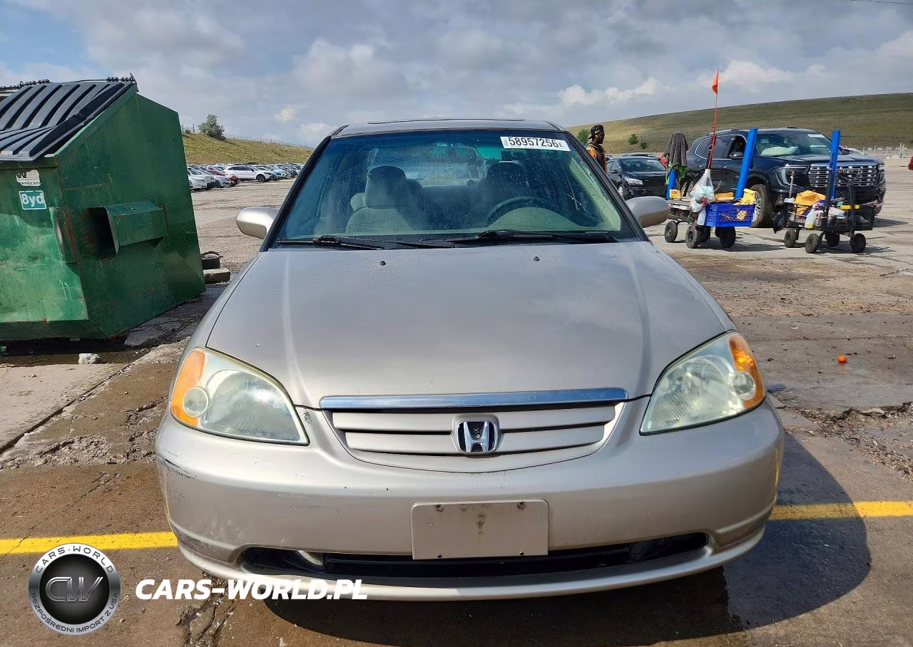 2001 Honda Civic Ex VIN:1HGES26701L051998 - 5