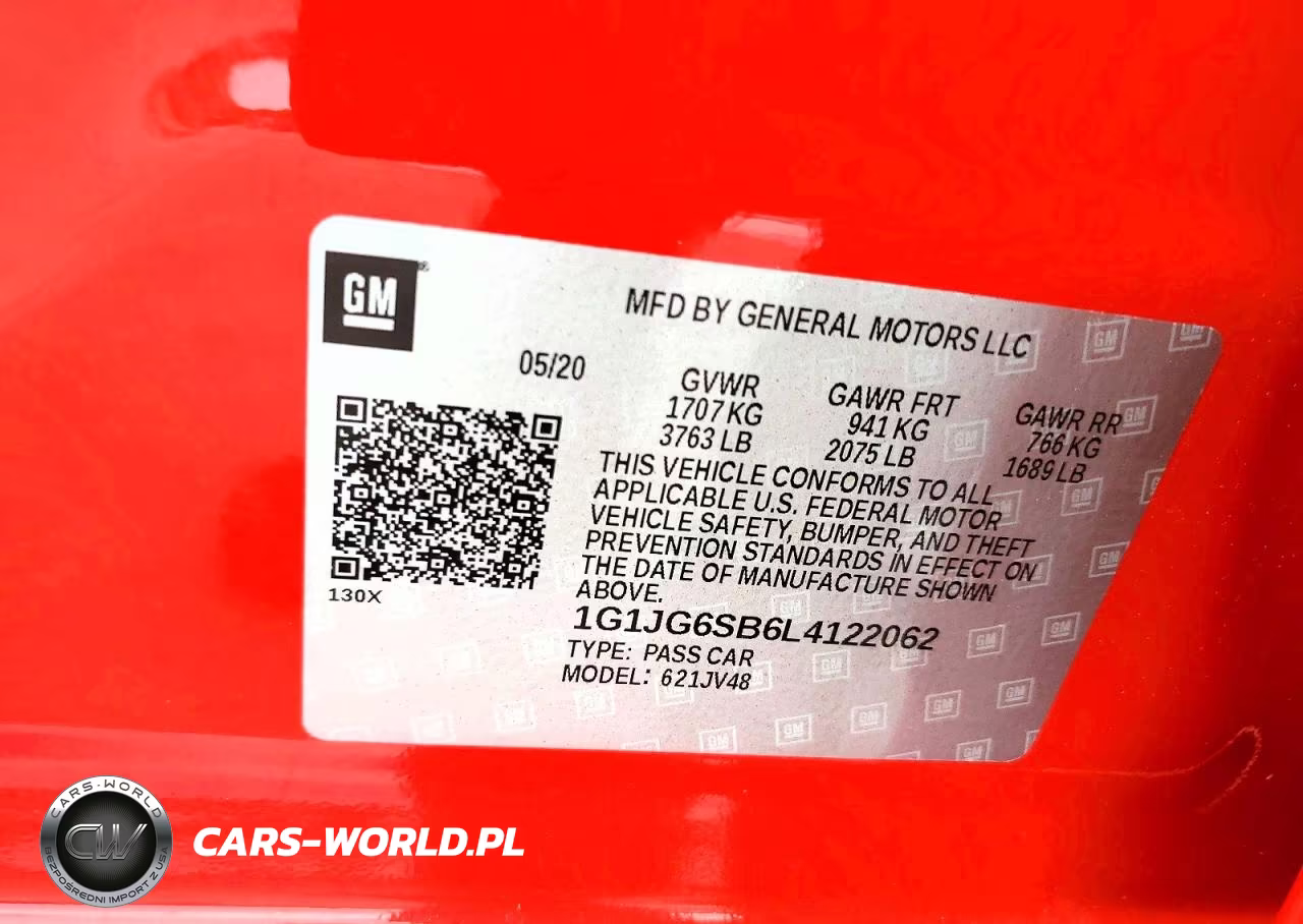 2020 Chevrolet Sonic VIN:1G1JG6SB6L4122062 - 12