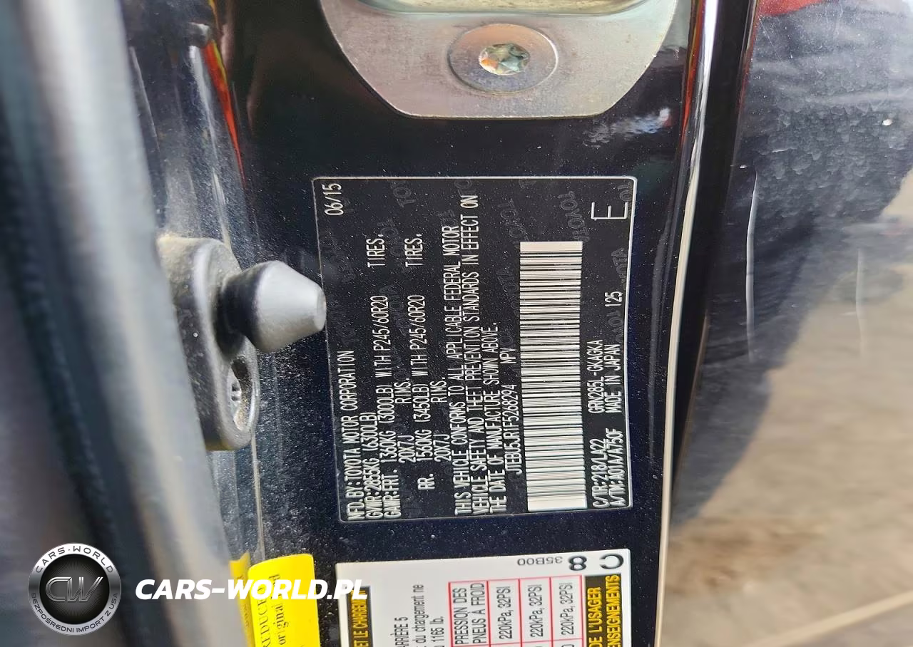 2015 Toyota 4Runner Limited VIN:JTEBU5JR1F5268294 - 14
