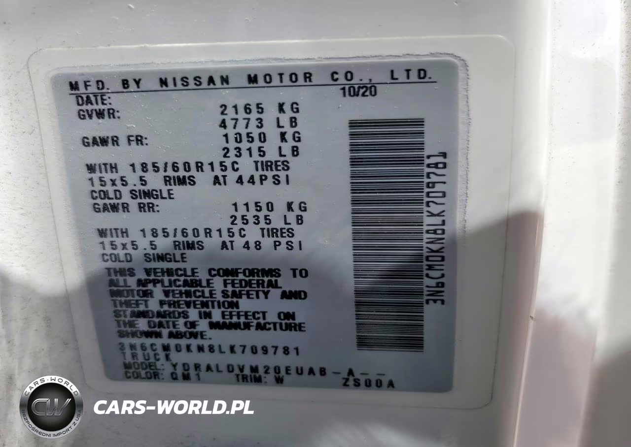 2020 Nissan Nv200 S VIN:3N6CM0KN8LK709781 - 13