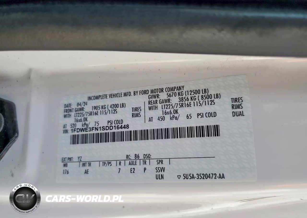 2025 Ford E350 Box Truck VIN:1FDWE3FN1SDD16448 - 13