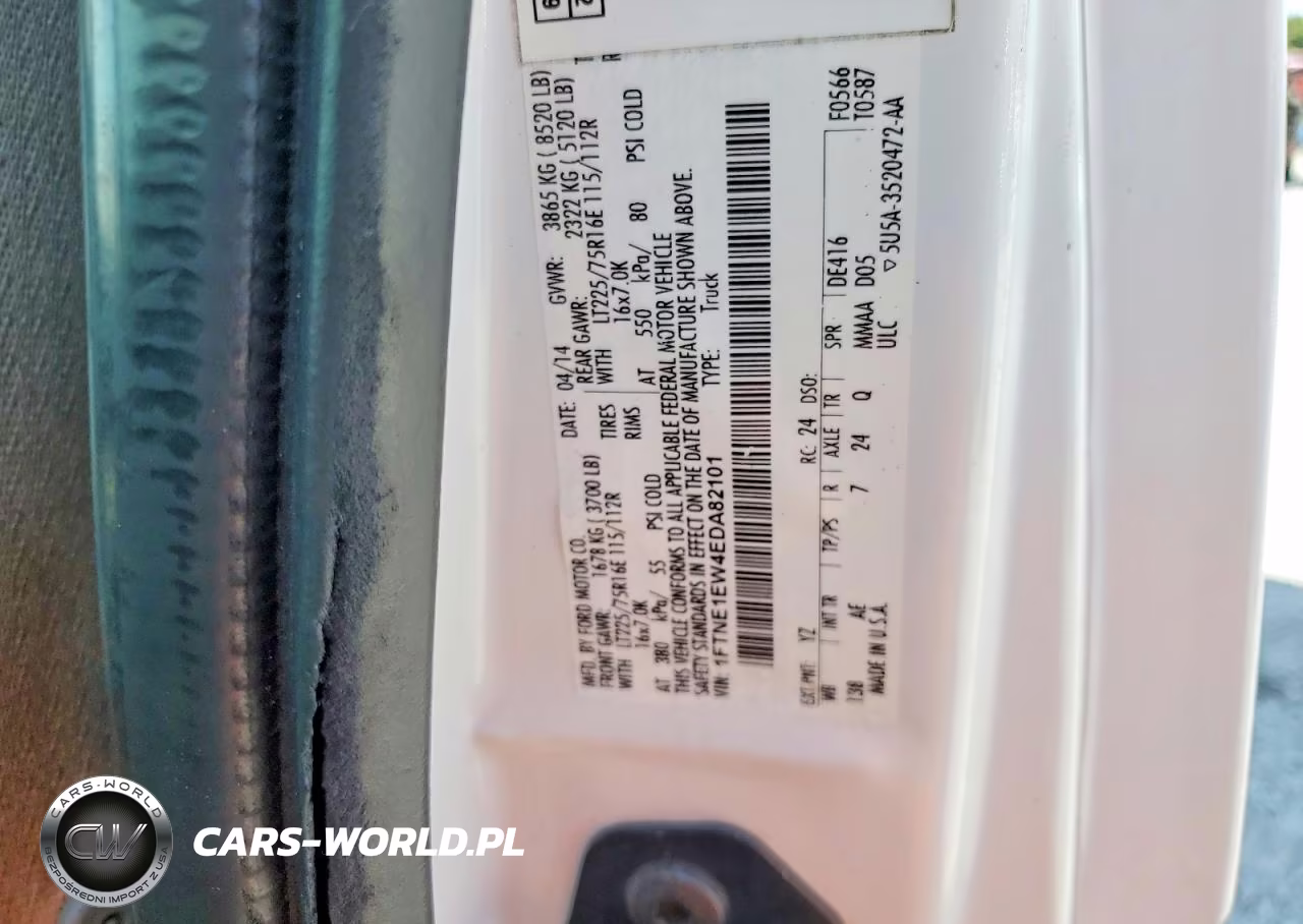2014 Ford E150 Delivery Van VIN:1FTNE1EW4EDA82101 - 13