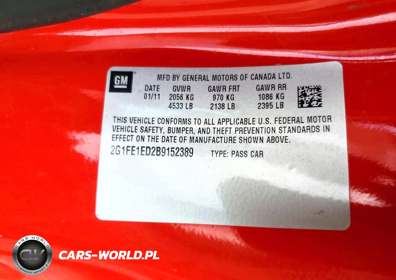 2011 Chevrolet Camaro Ls VIN:2G1FE1ED2B9152389 - 12