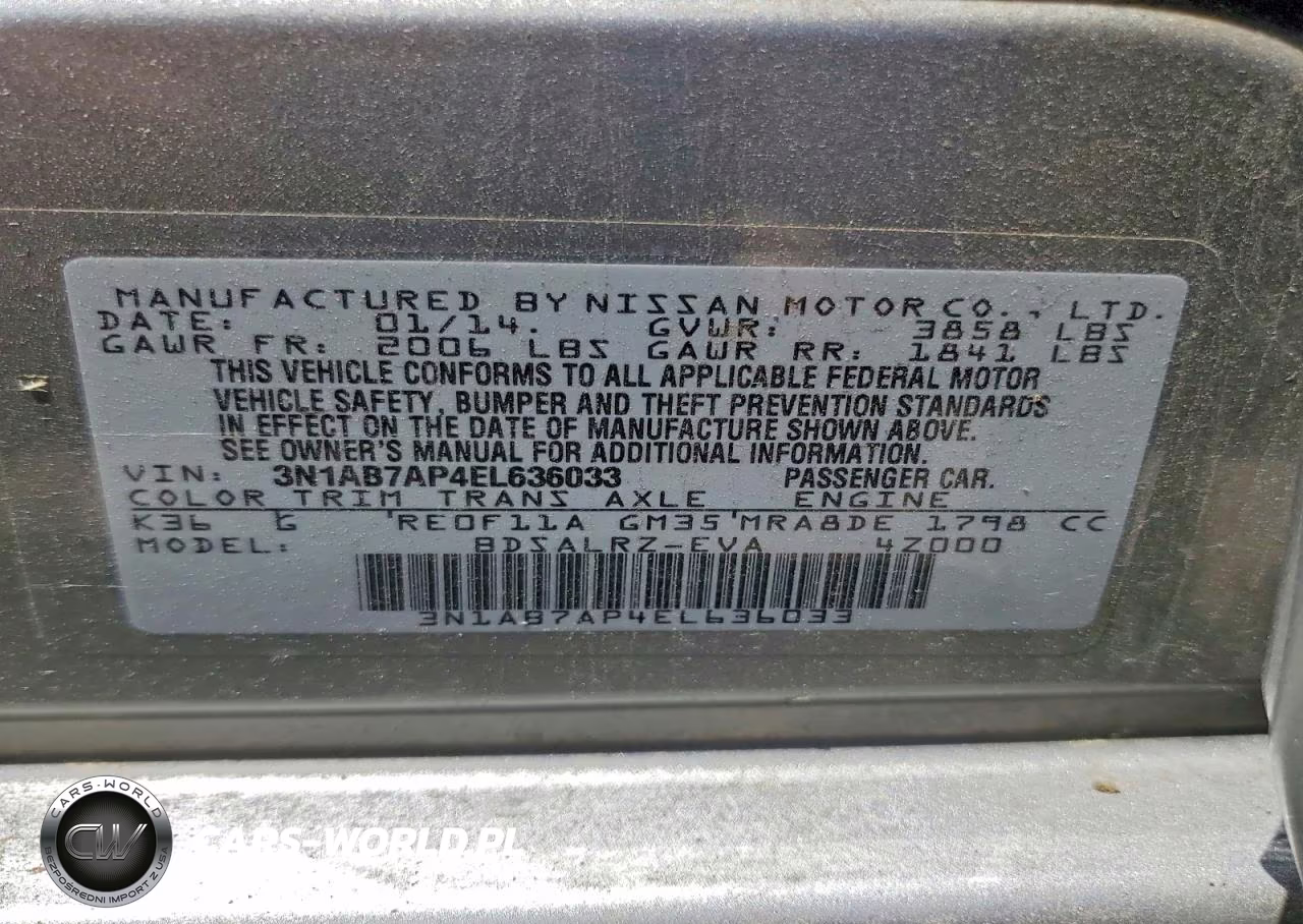 2014 Nissan Sentra Sr VIN:3N1AB7AP4EL636033 - 12