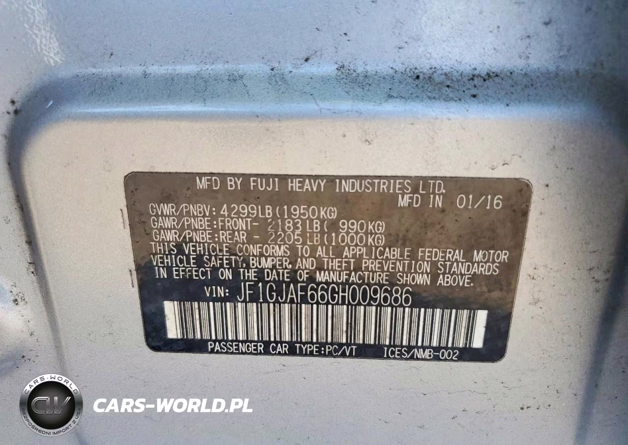 2016 Subaru Impreza Premium Plus VIN:JF1GJAF66GH009686 - 12