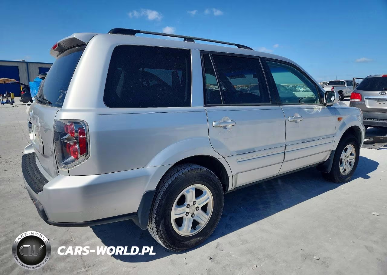2008 Honda Pilot Vp VIN:5FNYF28298B001650 - 3