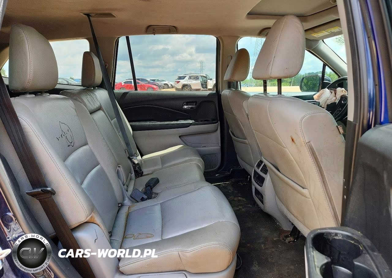 2017 Honda Pilot Exl VIN:5FNYF5H52HB044710 - 11