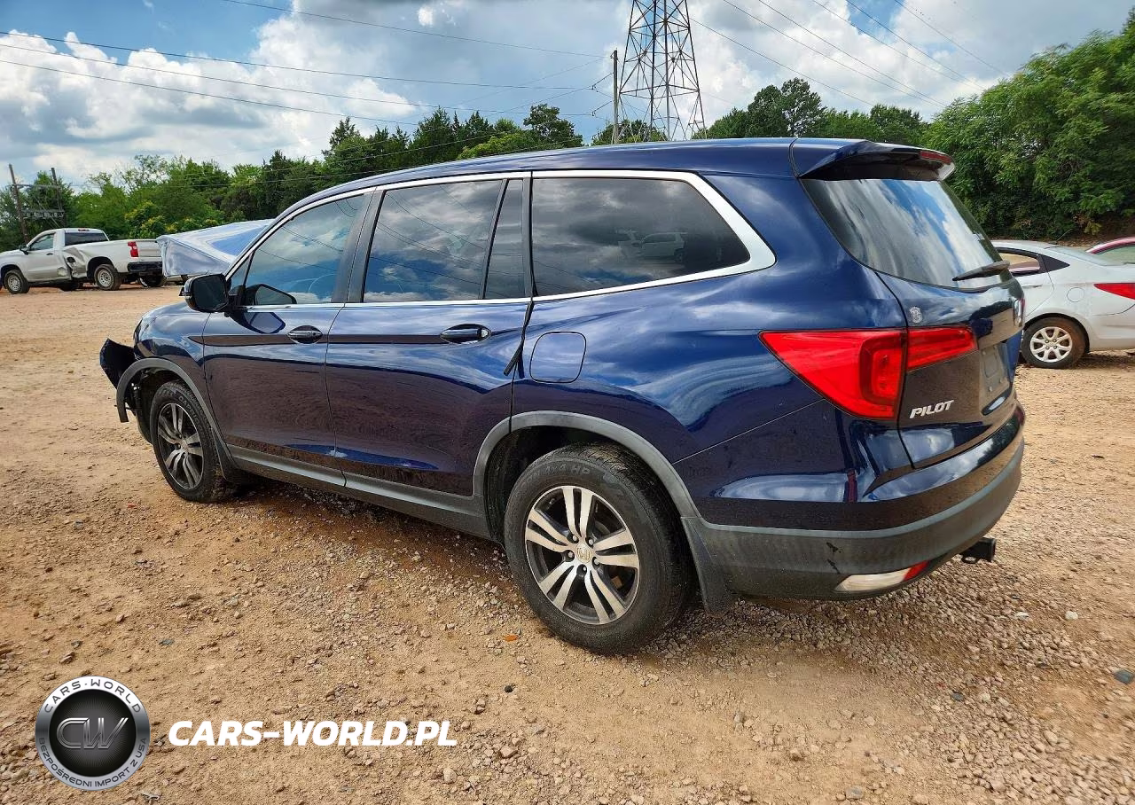 2017 Honda Pilot Exl VIN:5FNYF5H52HB044710 - 2