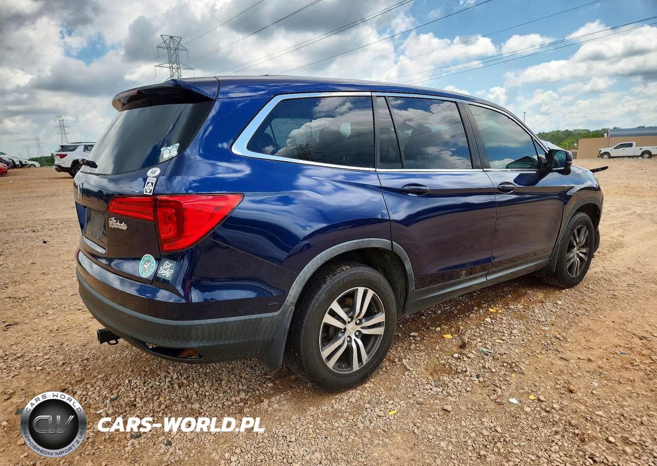 2017 Honda Pilot Exl VIN:5FNYF5H52HB044710 - 3