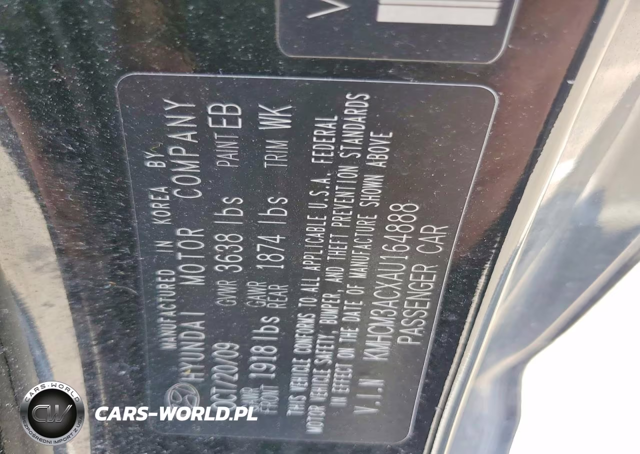 2010 Hyundai Accent Blue VIN:KMHCM3ACXAU164888 - 12